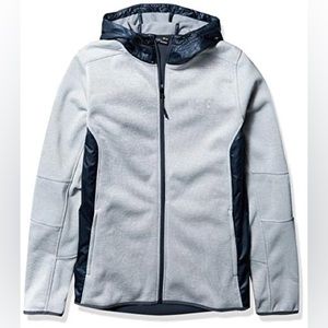New Under Armour Men's Swacket Full-Zip Hoodie,Steel /Reflective